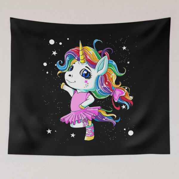 Item preview, Kids Rainbow Ballet Dancer Unicorn 		 designed and sold by peccollipero6.