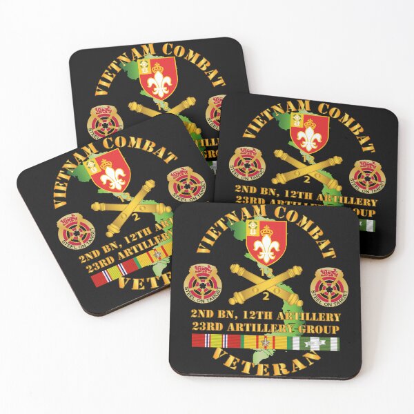 Item preview, Army - Vietnam Combat Vet w 2nd Bn 12th Artillery - 23rd Artillery Group w VN SVC designed and sold by Military Insignia Products.