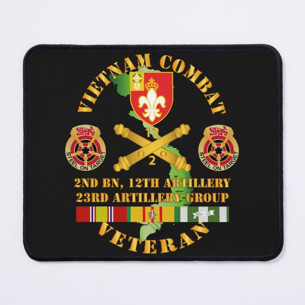 Item preview, Army - Vietnam Combat Vet w 2nd Bn 12th Artillery - 23rd Artillery Group w VN SVC designed and sold by Military Insignia Products.