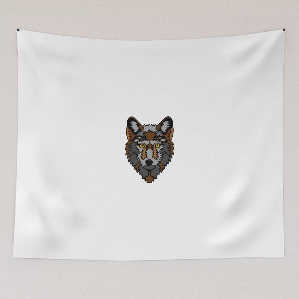 Item preview, Wolf Head Sticker! designed and sold by DoodleDashCollective.