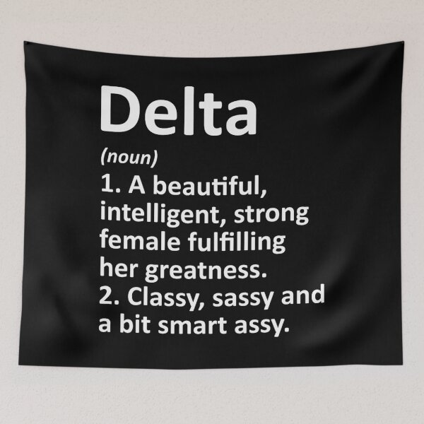 Item preview, DELTA Definition Personalized Name Funny Christmas 	 		 designed and sold by foqqcjamn57.