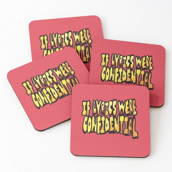 Item preview, If Lyrics Were Confidential designed and sold by beachdaisiess.