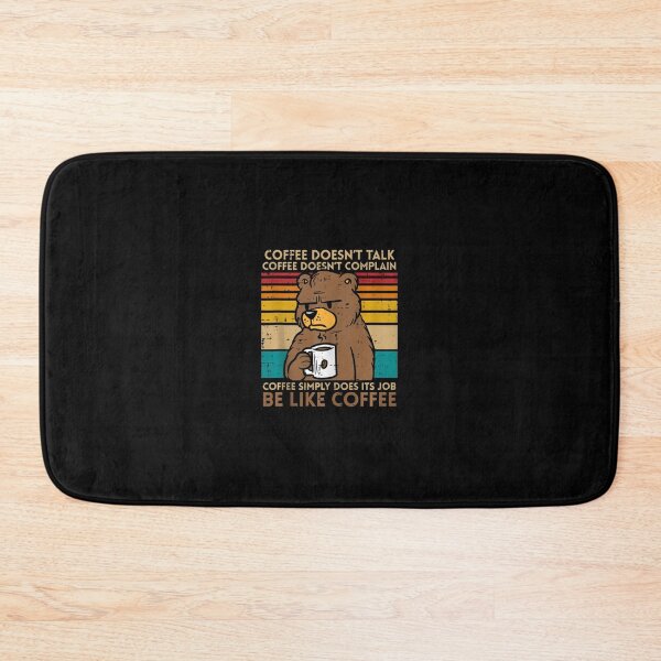 Item preview, El café no habla, quejarse, oso, refrán divertido designed and sold by cistmallisg.