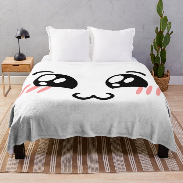 Item preview, Linda cara kawaii con ojos ruborizados y brillantes designed and sold by BlushyPrint.