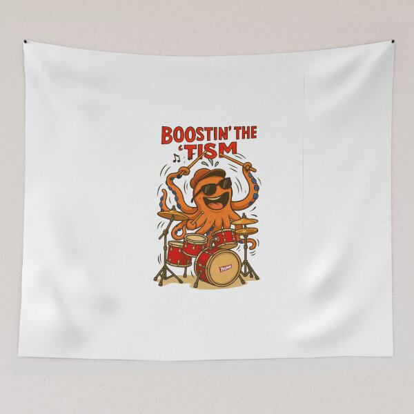 Item preview, Funny Tylenol Autism Drummer T-Shirt designed and sold by LunasGlory.
