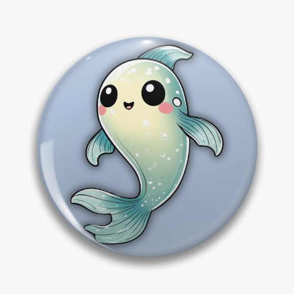 Item preview, Cute ghost fish  designed and sold by DariaCraft.
