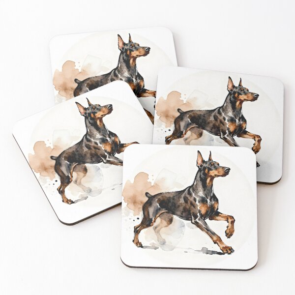 Item preview, Dobermann watercolor style designed and sold by barbastyle.