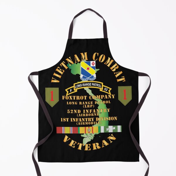 Item preview, Army - Vietnam Combat Veteran w F Co - 52nd Inf ABN - 1st Inf Div X 300 designed and sold by Military Insignia Products.