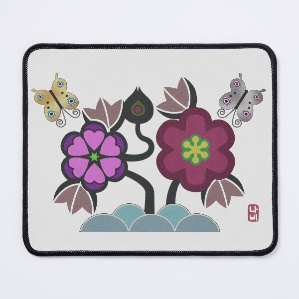 Item preview, Beautiful butterflies on Flowers Korean Art Style designed and sold by Anicue.