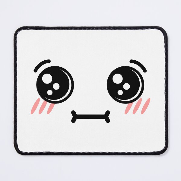 Item preview, Cute kawaii blushing confused face designed and sold by BlushyPrint.
