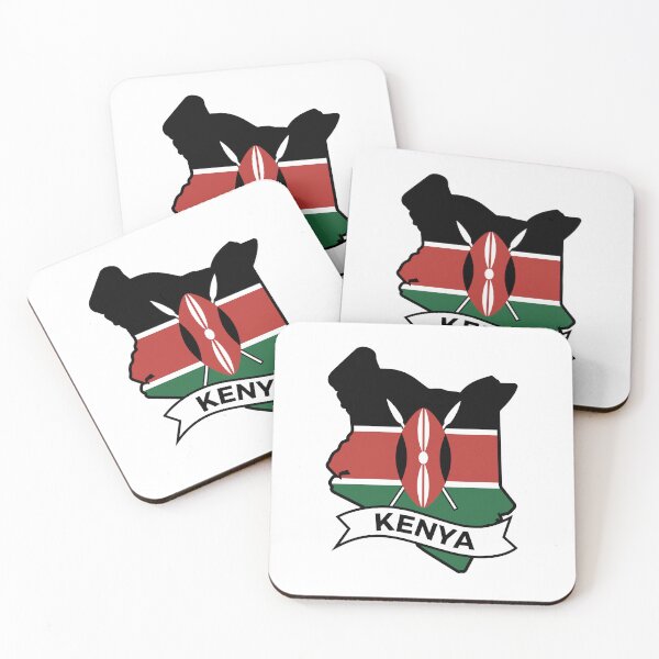 Item preview, Kenya map design designed and sold by Wolagno.