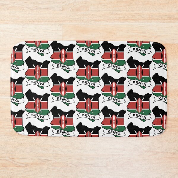 Item preview, Kenya map design designed and sold by Wolagno.