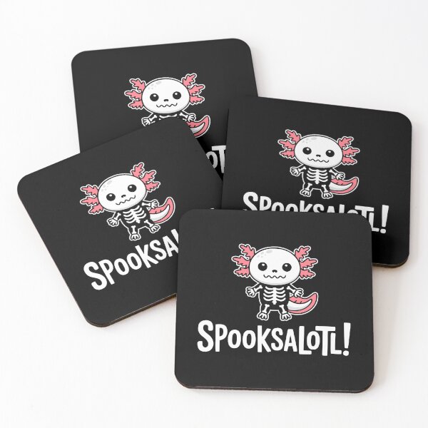Item preview, Spooksalotl! Funny Axolotl Halloween Pun designed and sold by PMCreative.