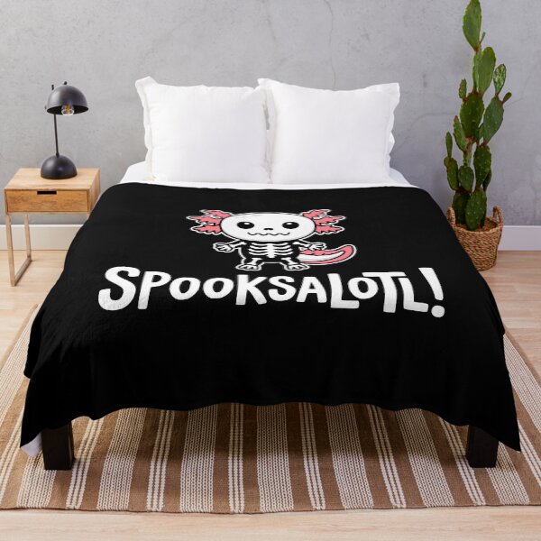Item preview, Spooksalotl! Funny Axolotl Halloween Pun designed and sold by PMCreative.