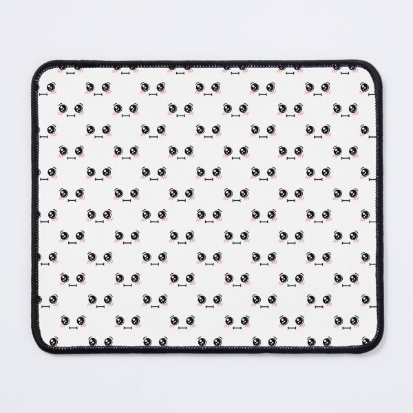 Item preview, Cute kawaii blushing confused face pattern designed and sold by BlushyPrint.