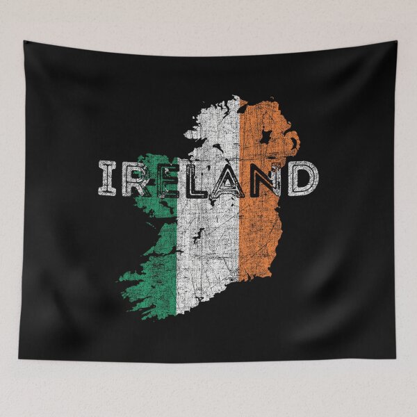 Item preview, Irish Map and Flag Souvenir - Distressed Ireland 		 designed and sold by lirdondedejg.