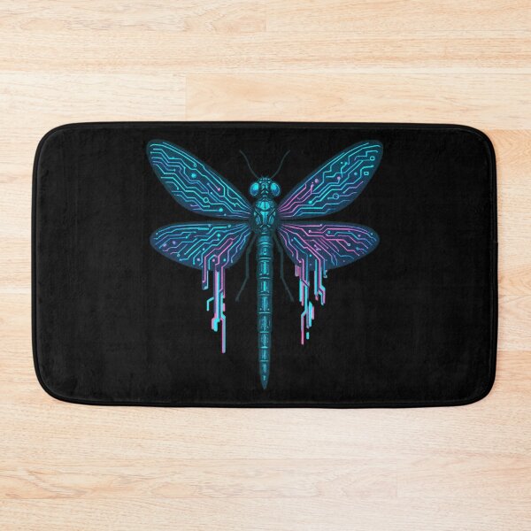 Item preview, Cyber Dragonfly – Neon Circuit Wings Futuristic Design designed and sold by OnPointOutfits.