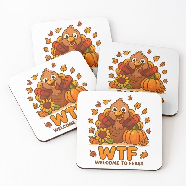 Item preview, Funny Thanksgiving Shirt – WTF Welcome to Feast Turkey Tee for Family Dinner & Fall Vibes designed and sold by Zyorakhi Fashion.