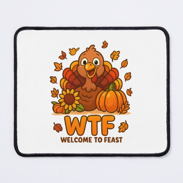 Item preview, Funny Thanksgiving Shirt – WTF Welcome to Feast Turkey Tee for Family Dinner & Fall Vibes designed and sold by Zyorakhi Fashion.