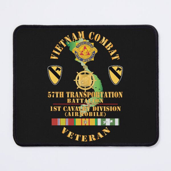 Item preview, Army - Vietnam Combat Veterar, 57th Transportation Bn - Br - DUI X 300 designed and sold by Military Insignia Products.