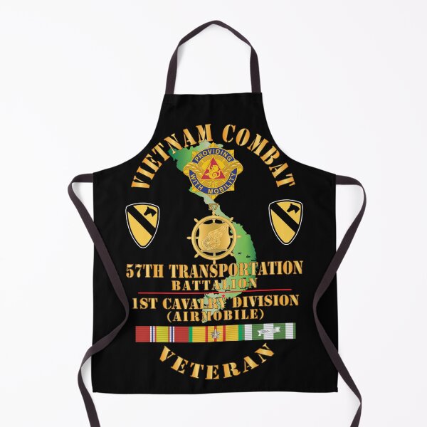 Item preview, Army - Vietnam Combat Veterar, 57th Transportation Bn - Br - DUI X 300 designed and sold by Military Insignia Products.