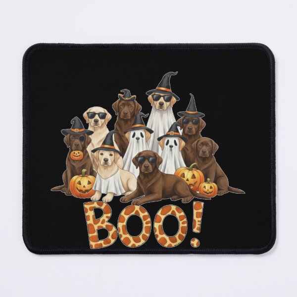 Item preview, The Spooktacular Labrador 'BOO' Crew: Halloween Dog Squad designed and sold by A-Szczesniak.