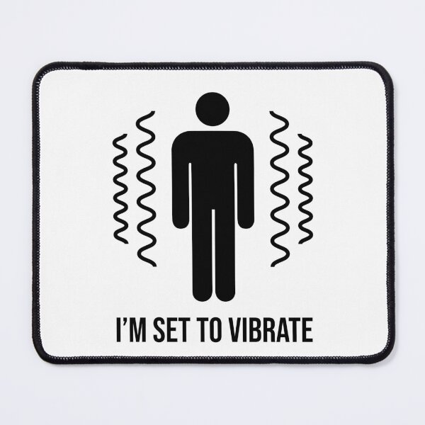 Item preview, I'm Set to Vibrate - Seizure Awareness, Epilepsy Awareness, Dark Humor designed and sold by jellyfshdesigns.