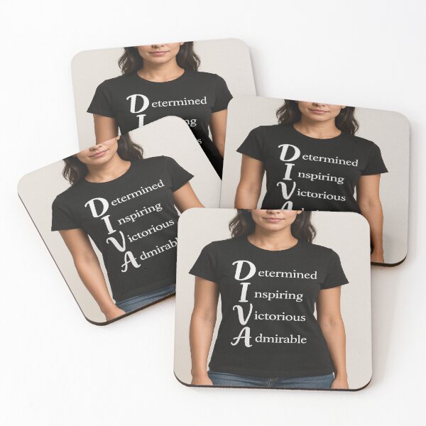 Item preview, DIVA T-Shirt – Determined, Inspiring, Victorious, Admirable designed and sold by Life's Expressions.