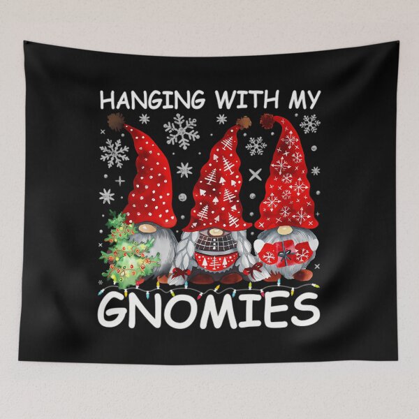 Artikelvorschau, Hanging With My Gnomies Lustiger Weihnachtsgnom entworfen und verkauft von diahtshel.