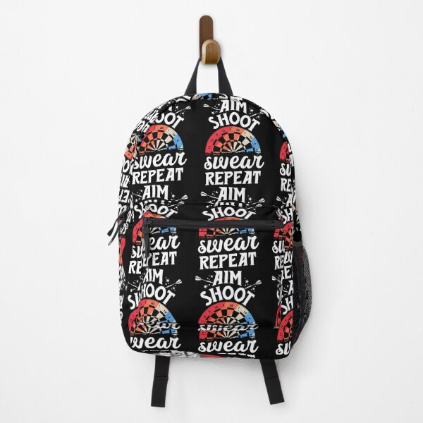 Item preview, Funny Dart League Dart Player Aim Shoot Swear Repeat designed and sold by shopenfadhzy.