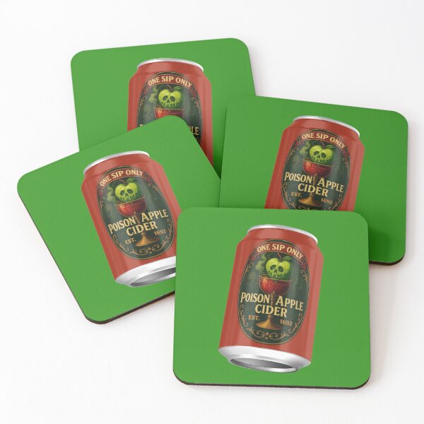 Item preview, Poison Apple Cider Can - One Sip Only Halloween Drink Design designed and sold by artecomm.