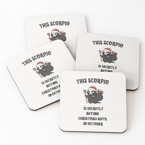 Item preview, This Scorpio is Secretly Buying Christmas Gifts in October | Funny Zodiac Holiday Design designed and sold by TheJCGallery.