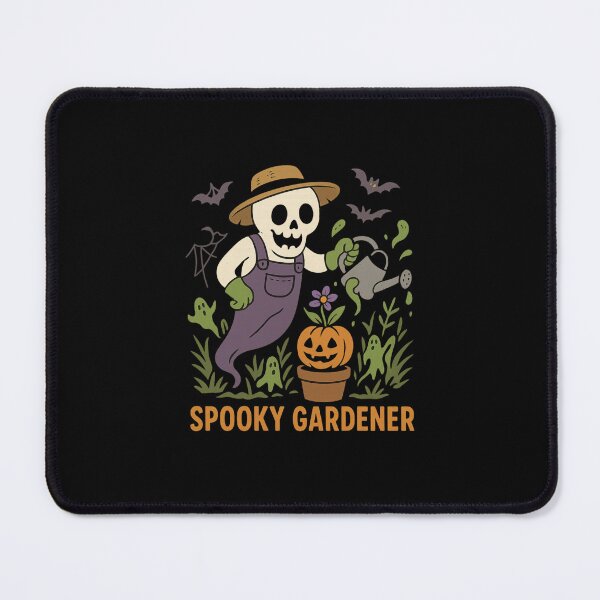 Item preview, Spooky Gardener Halloween Skeleton – Cute Ghost Gardener with Pumpkin Design for Kids designed and sold by EuropeanPrints.