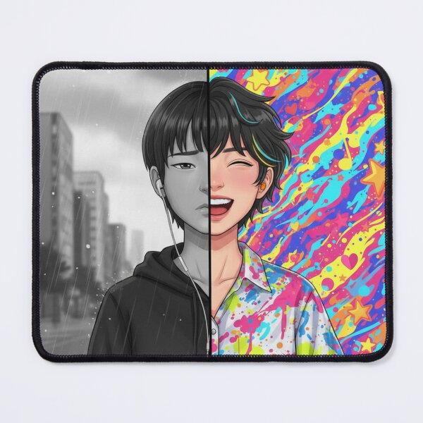 Item preview, Me, when listening K-Pop Music (Men Version) designed and sold by anokiwear.