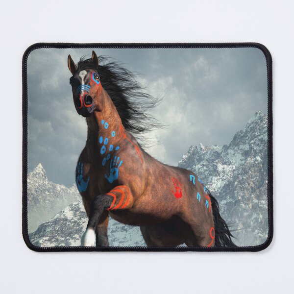 Item preview, Bay Warrior Horse designed and sold by Daniel Eskridge.