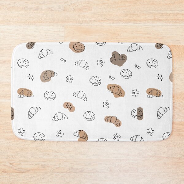 Item preview, Croissant Coffee Doodles Pattern – Cute French Pastry Design designed and sold by AestHenni17.