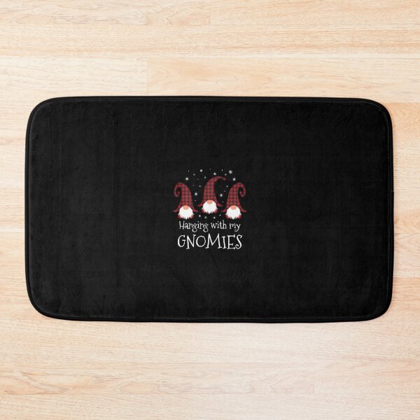 Artikelvorschau, Hanging With My Gnomies Karierter Garten-Weihnachtszwerg entworfen und verkauft von diahtshel.