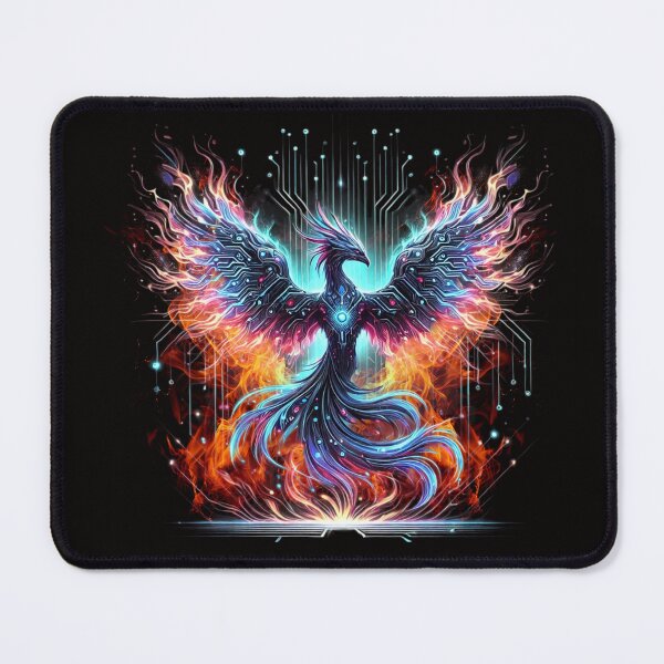 Item preview, Mythological Cyber Phoenix designed and sold by tUtiNiDESIGN.
