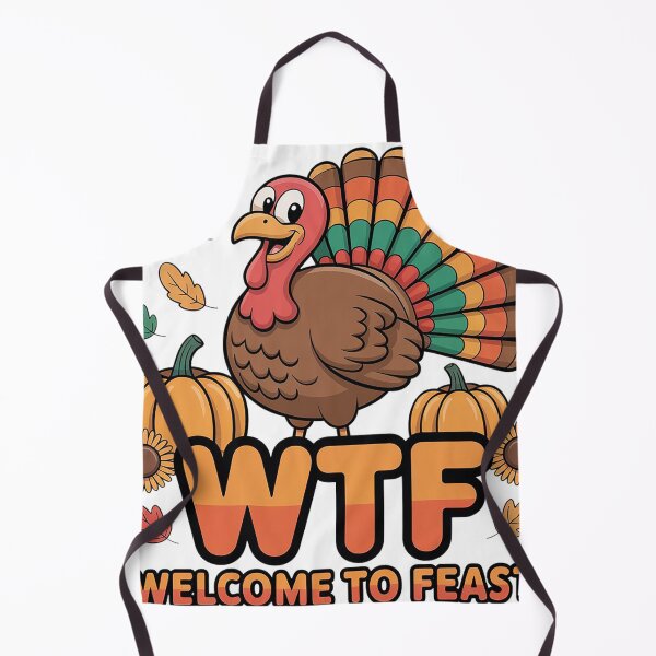 Item preview, Thanksgiving WTF Shirt – Welcome to Feast Funny Turkey Tee for Fall Family Gathering & Holiday Dinner designed and sold by Zyorakhi Fashion.