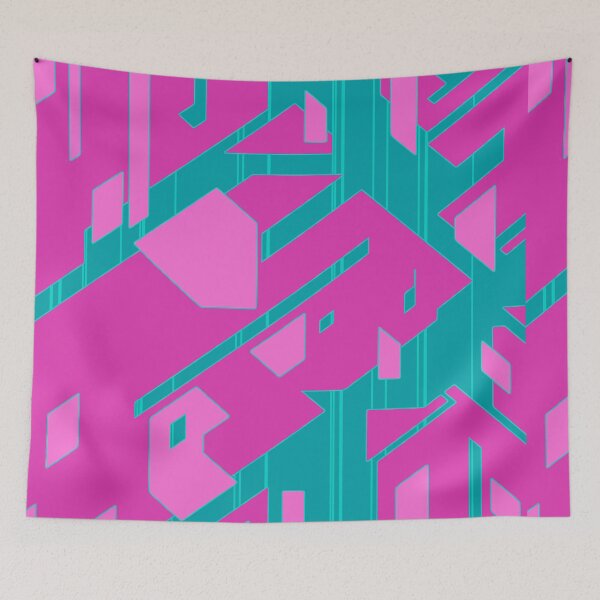 Item preview, Broken Geometric Pieces | Futuristic Abstract Pattern designed and sold by ObsidianDaz.