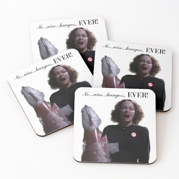 Item preview, No Wire Hangers Ever - Faye Dunaway as Joan Crawford - Mommie Dearest designed and sold by litmusician.
