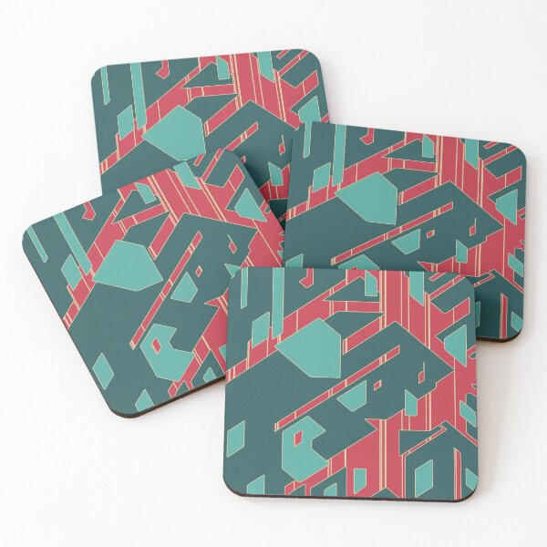 Item preview, Broken Geometric Pieces | Futuristic Abstract Pattern designed and sold by ObsidianDaz.