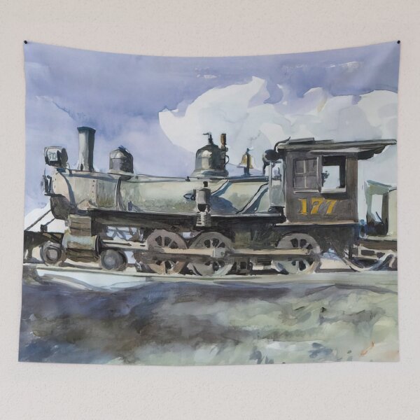 Item preview, D. & R. G. Locomotive By Edward Hopper designed and sold by andrescastillRO.