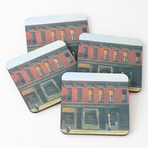 Item preview, Early Sunday Morning By Edward Hopper designed and sold by andrescastillRO.