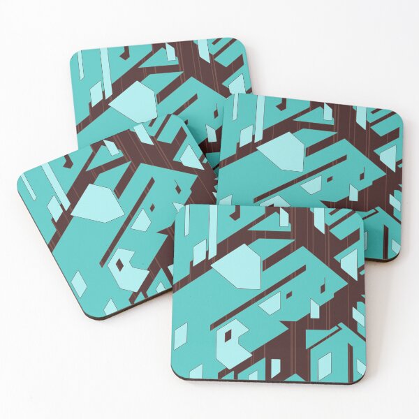 Item preview, Broken Geometric Pieces | Futuristic Abstract Pattern designed and sold by ObsidianDaz.