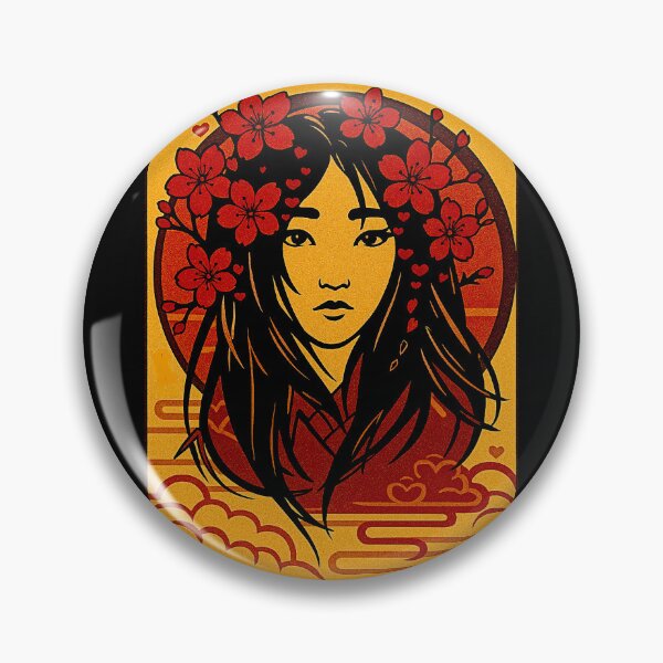 Item preview,  The woman and the cherry flowers #1 designed and sold by Helios Be. Lavsh.