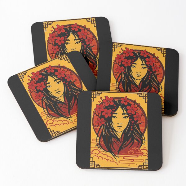 Item preview,  The woman and the cherry flowers #1 designed and sold by Helios Be. Lavsh.