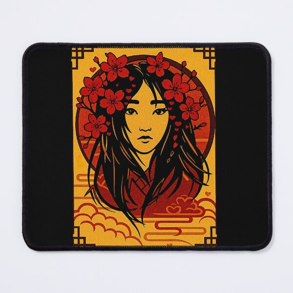 Item preview,  The woman and the cherry flowers #1 designed and sold by Helios Be. Lavsh.