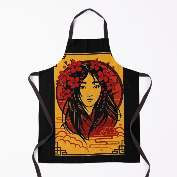 Item preview, The woman and the cherry flowers #1 designed and sold by Helios Be. Lavsh.