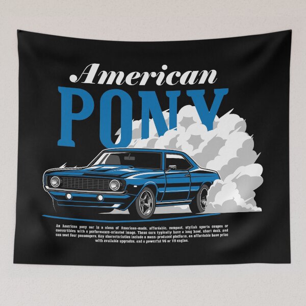 Item preview, Coche pony americano de gran potencia designed and sold by mohalldi.